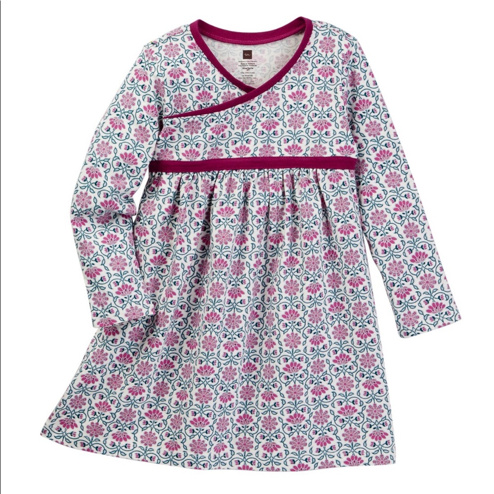 Tea Collection Wrap Neck Dress